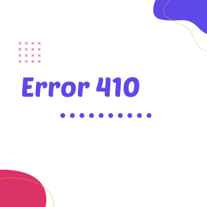 שגיאה 410
