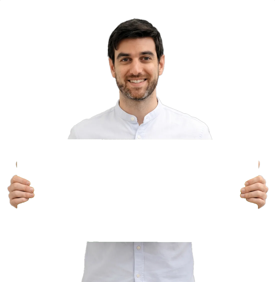 דרור אבטליון, מייסד SEO-UP, מחזיק בשתי ידיו את שורת החיפוש